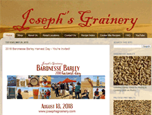 Tablet Screenshot of josephsgrainery.com